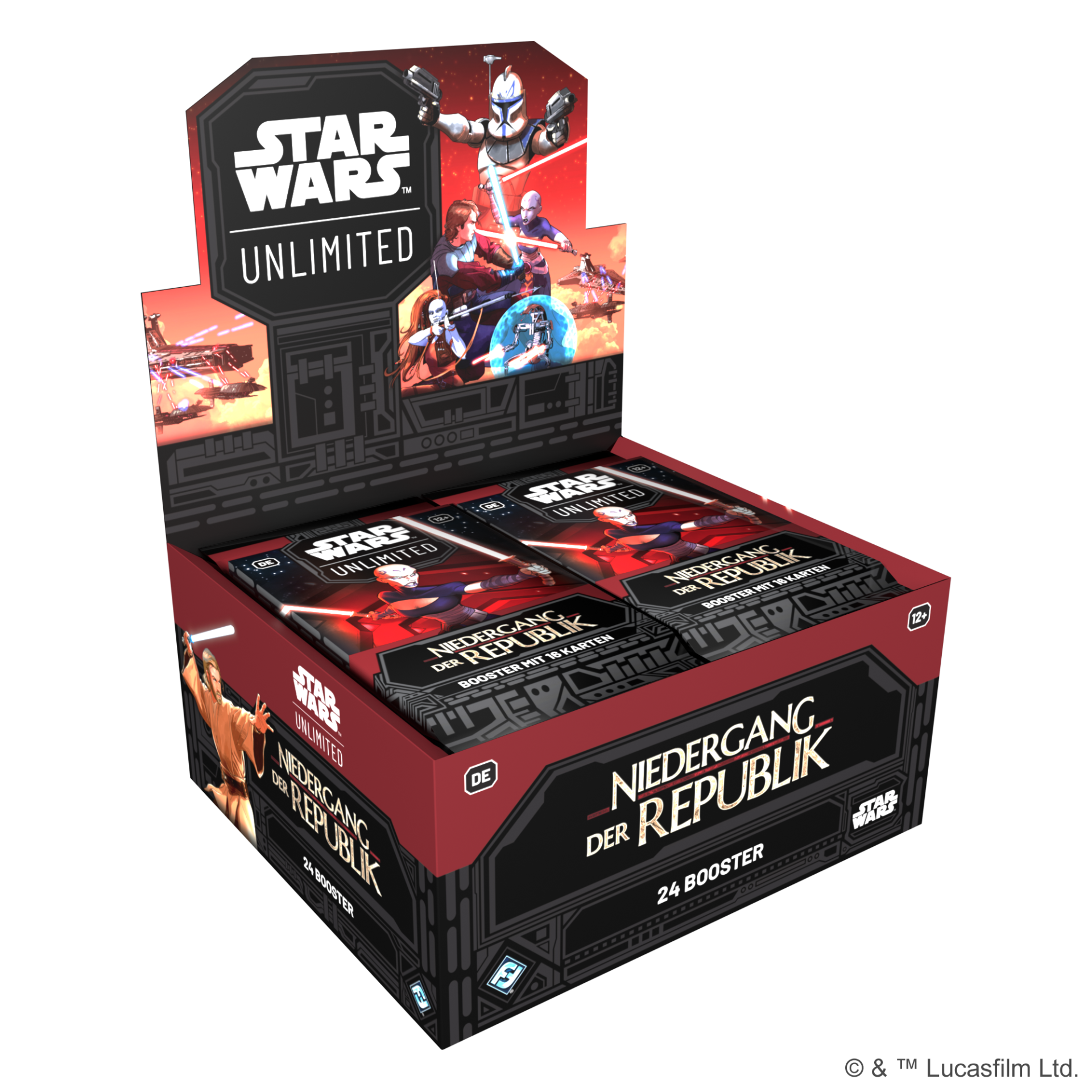 Star Wars Unlimited: Niedergang der Republik - Display - Deutsch