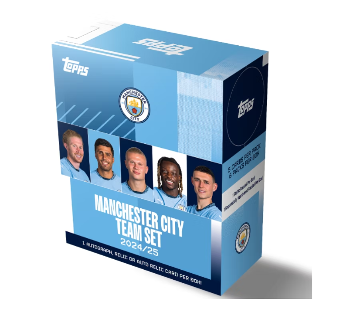 Topps - 2024-25 Manchester City FC Team Set Box